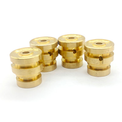 알루미늄 CNC 가공 부품 0.01 - 0.05mm 허용 구리 가공 부품