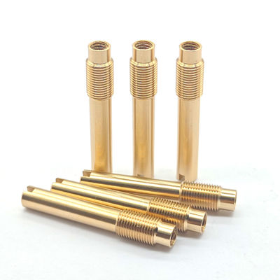 Tornitura / fresatura parti metalliche ad alta precisione filo a vite in ottone