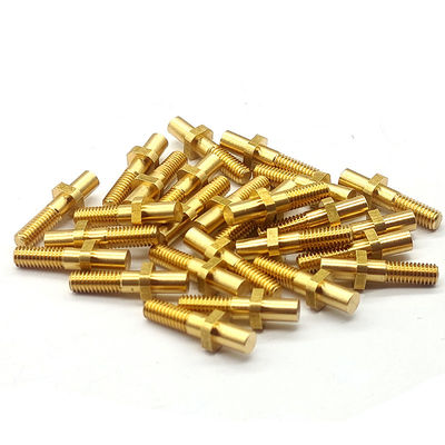 Mikro-Custom-Brass-CNC-Teile zum Polieren / Beschichten