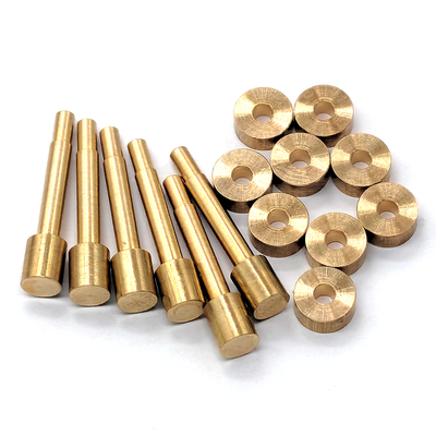 Custom CNC Machining Brass Pin Rods – Precision Turned Copper Parts for Industrial Applications