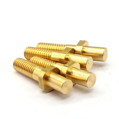 Las piezas giradas de latón de alta precisión conductor conductor de fresado CNC piezas de latón anodizadas