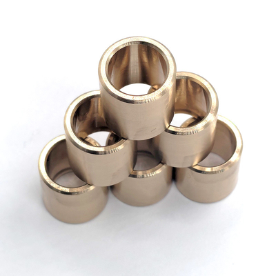 Custom Aluminum Bronze Sleeve Bushings | CNC Machined Bronze Bearing Components for Industrial Applications