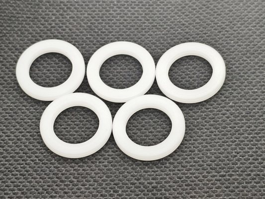 Nylon Flat Washers – Custom CNC Machined Plastic Spacers for Mechanical and Industrial Use